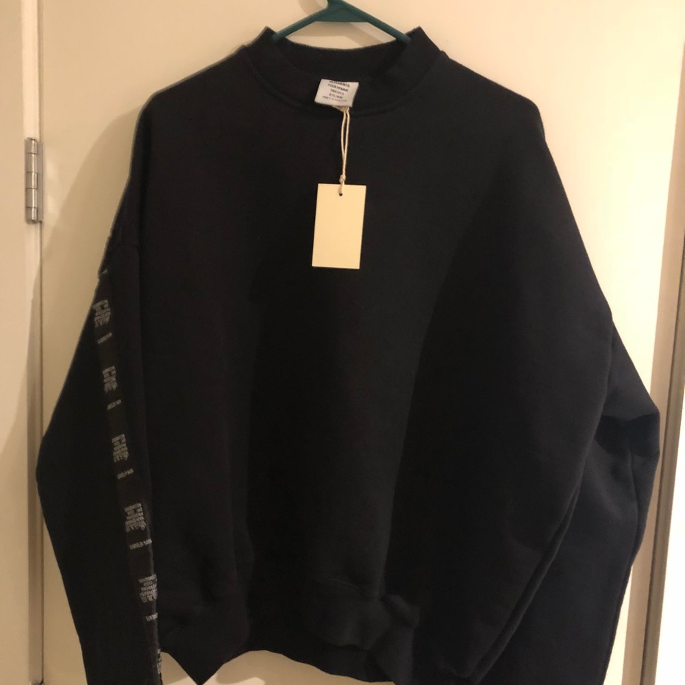 Vetements Tape Sweater